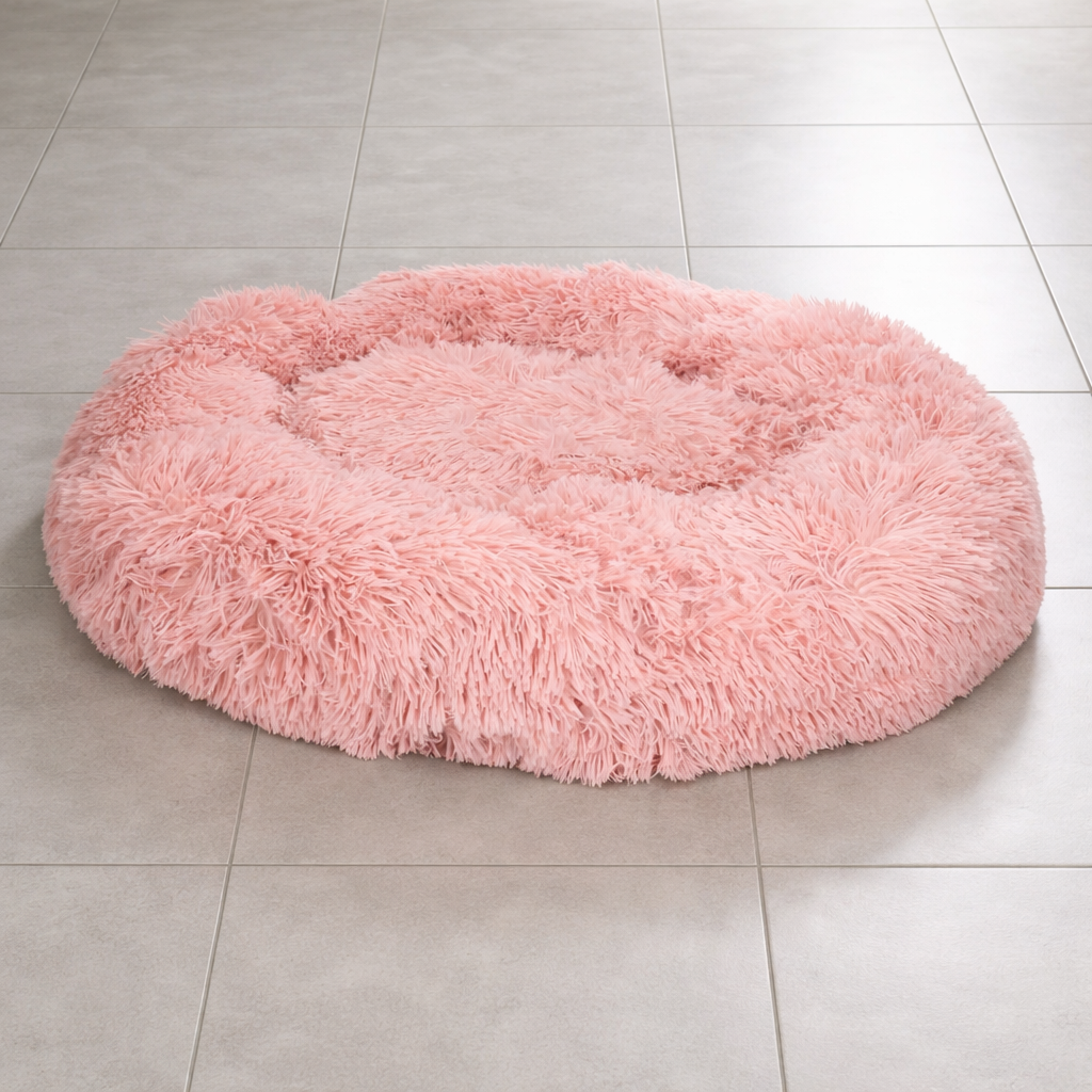 Let's Sleep Hundkorb "Donut" Rosa